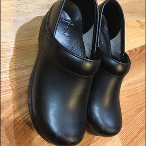 Dansko black clogs